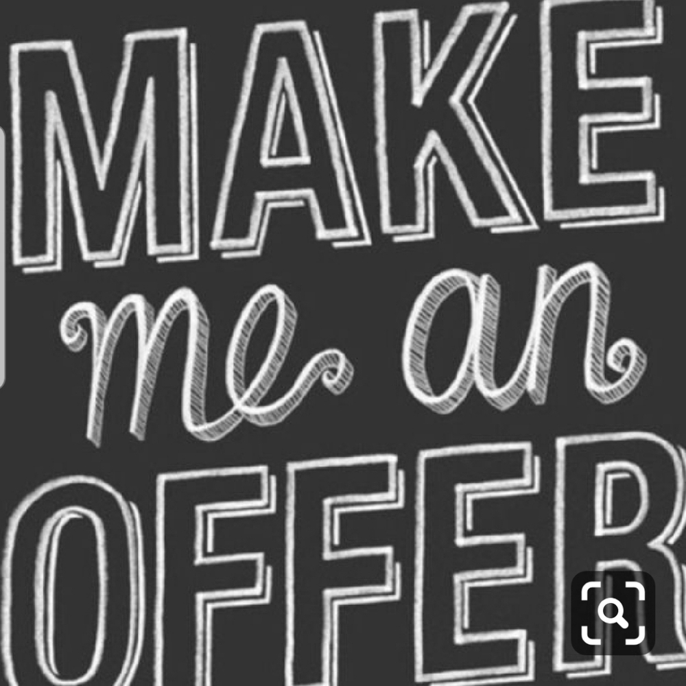 Reasonable offers welcome!!!